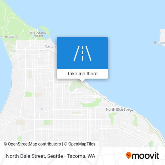 North Dale Street map