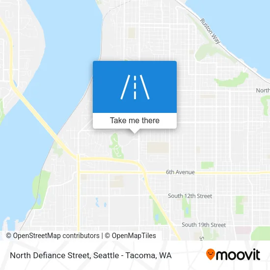 North Defiance Street map