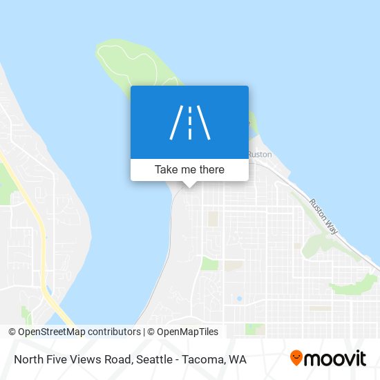 North Five Views Road map