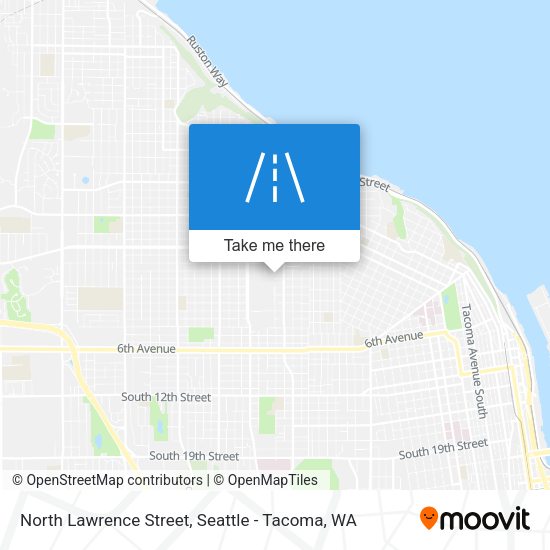 North Lawrence Street map