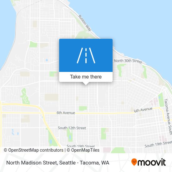 North Madison Street map