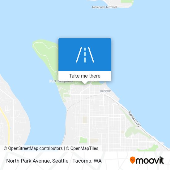 North Park Avenue map