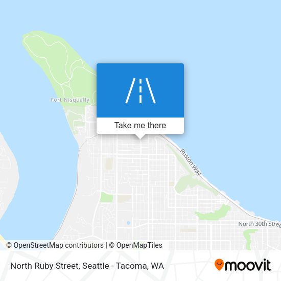 North Ruby Street map