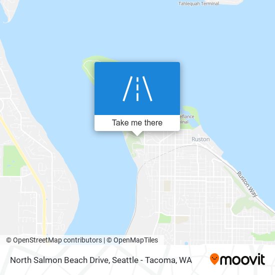 North Salmon Beach Drive map