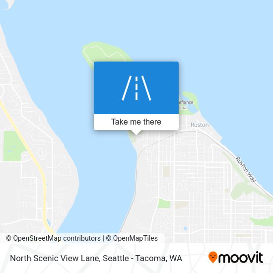 North Scenic View Lane map