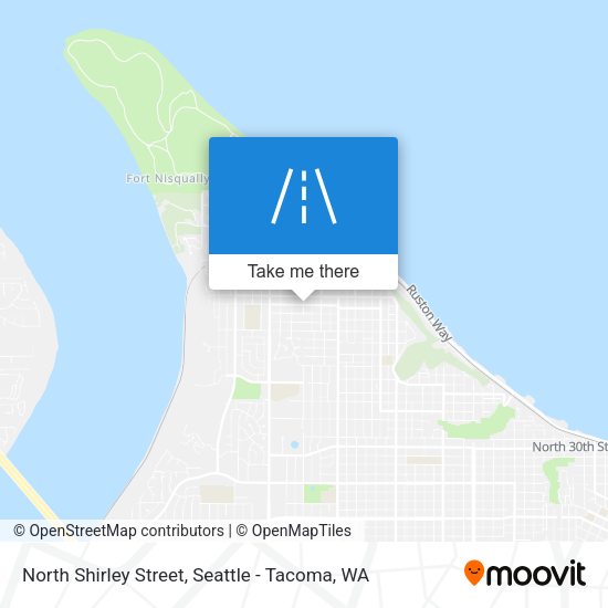 North Shirley Street map