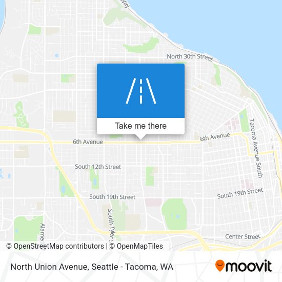 North Union Avenue map