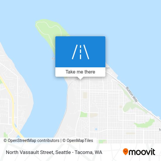 Mapa de North Vassault Street