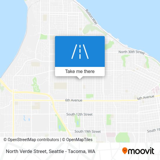 North Verde Street map