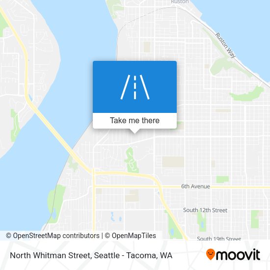 Mapa de North Whitman Street