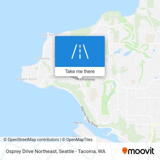Mapa de Osprey Drive Northeast