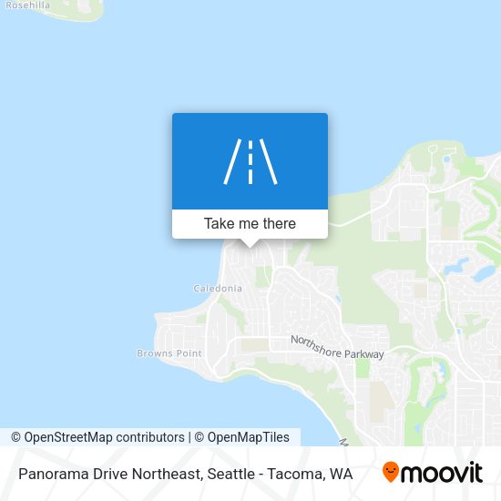 Panorama Drive Northeast map