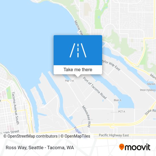 Ross Way map