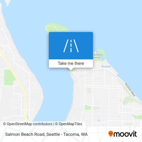 Mapa de Salmon Beach Road