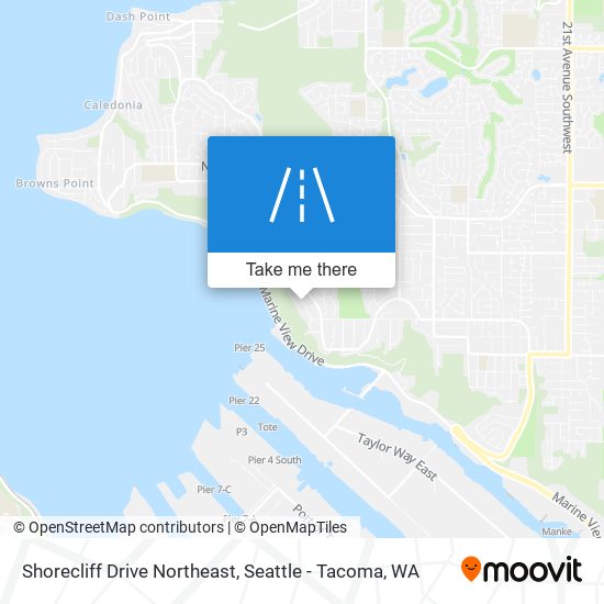 Shorecliff Drive Northeast map