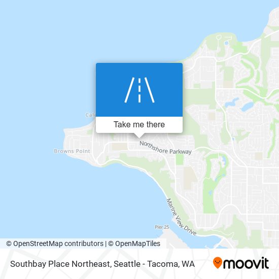Southbay Place Northeast map