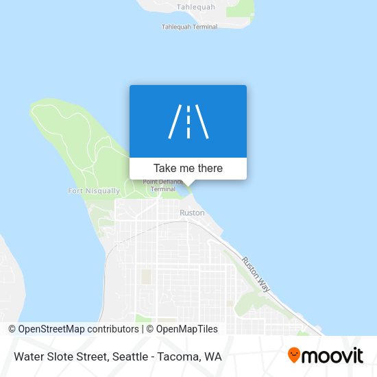 Mapa de Water Slote Street