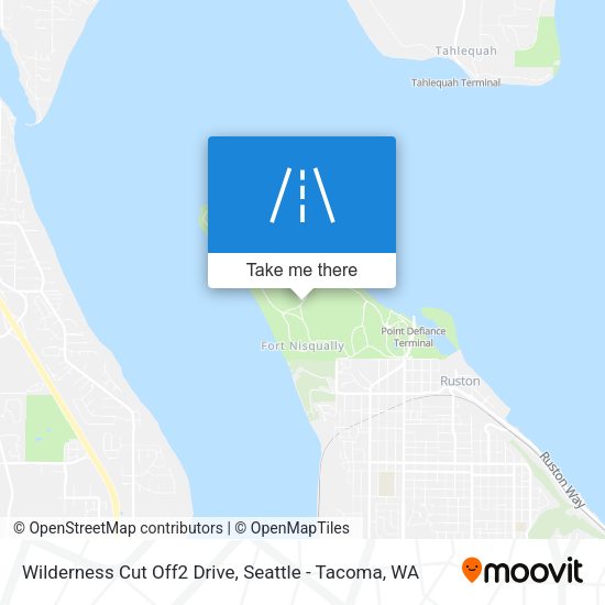 Wilderness Cut Off2 Drive map
