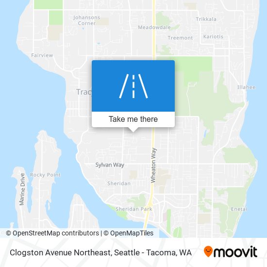 Clogston Avenue Northeast map