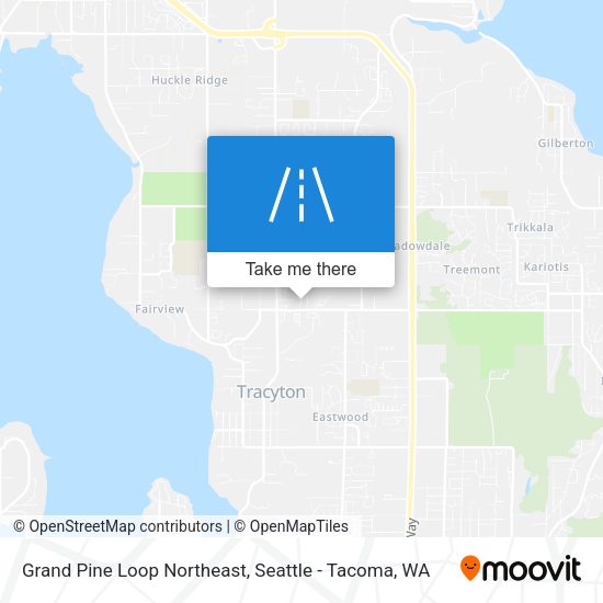 Grand Pine Loop Northeast map