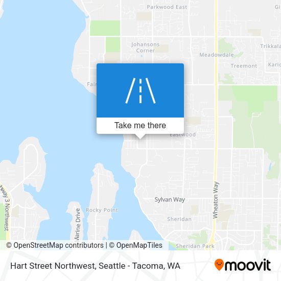 Hart Street Northwest map
