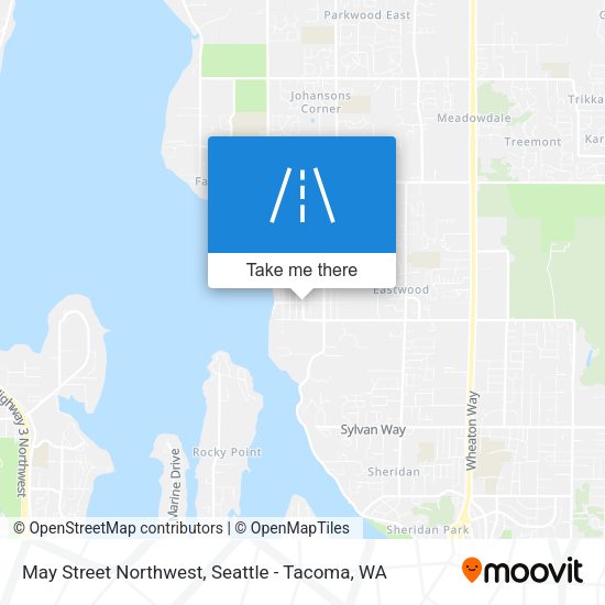 May Street Northwest map