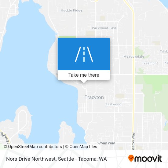 Nora Drive Northwest map