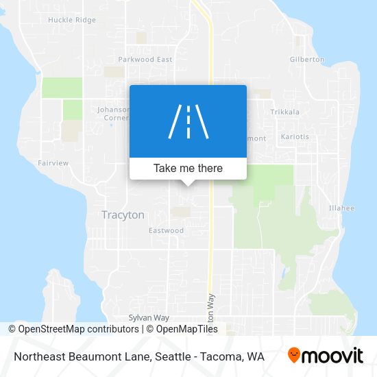 Mapa de Northeast Beaumont Lane