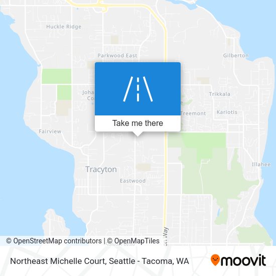 Northeast Michelle Court map