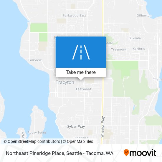 Mapa de Northeast Pineridge Place