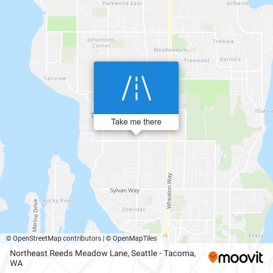 Mapa de Northeast Reeds Meadow Lane