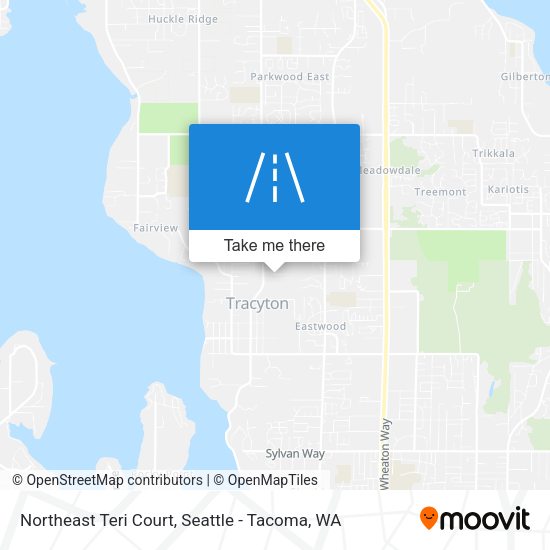 Northeast Teri Court map