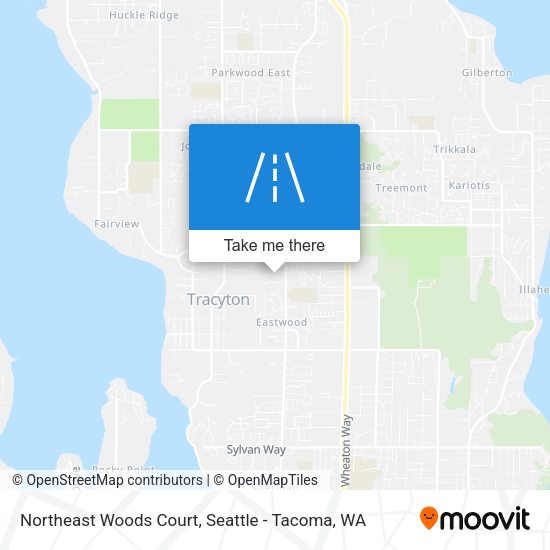 Mapa de Northeast Woods Court