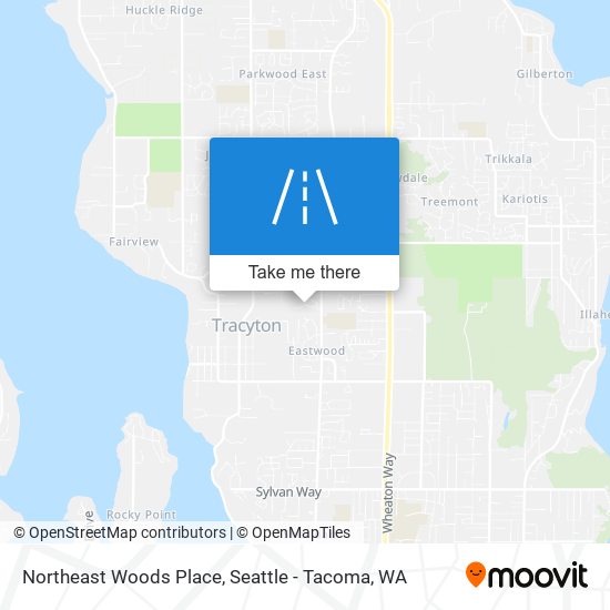 Northeast Woods Place map