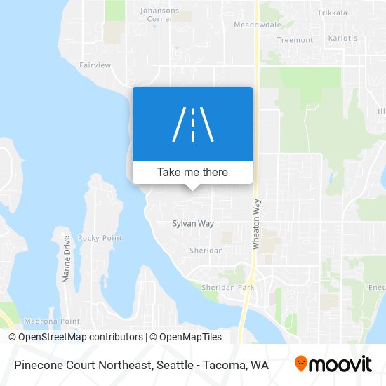 Pinecone Court Northeast map