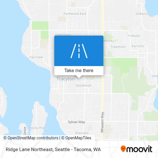 Ridge Lane Northeast map