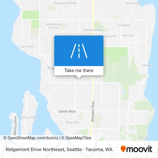 Ridgemont Drive Northeast map