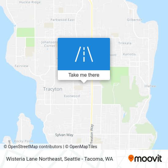 Wisteria Lane Northeast map
