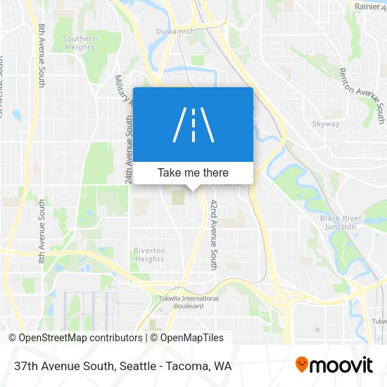 Mapa de 37th Avenue South