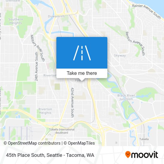 Mapa de 45th Place South