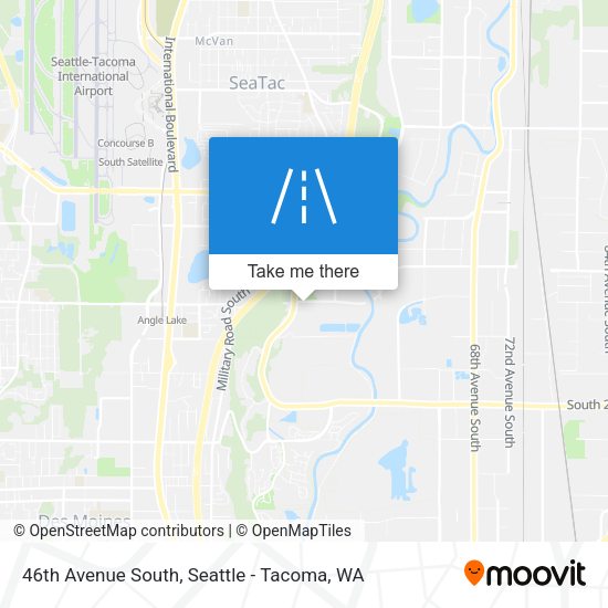 46th Avenue South map