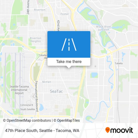 Mapa de 47th Place South