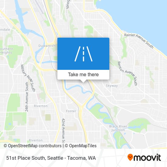 Mapa de 51st Place South