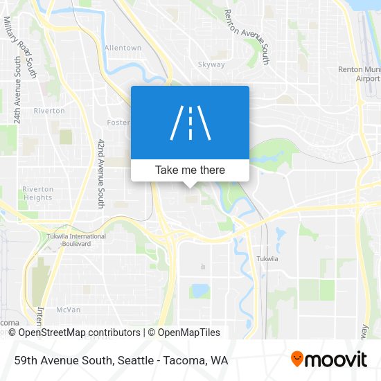 59th Avenue South map