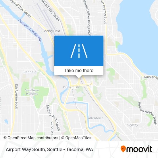 Mapa de Airport Way South