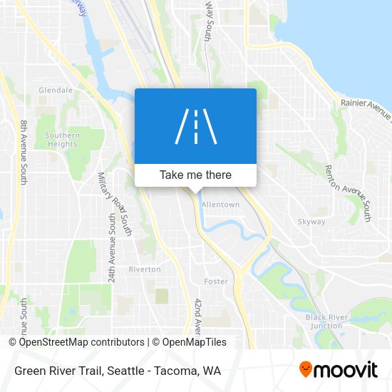 Green River Trail map