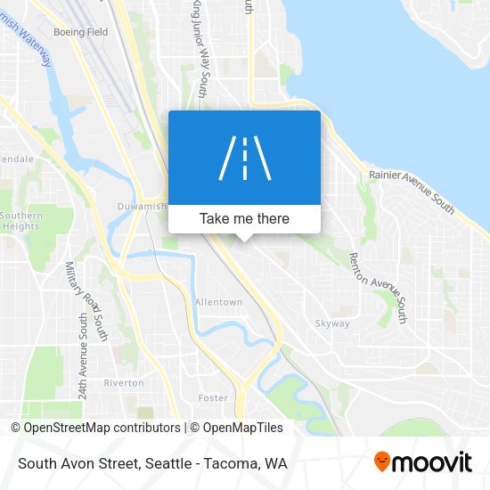 South Avon Street map