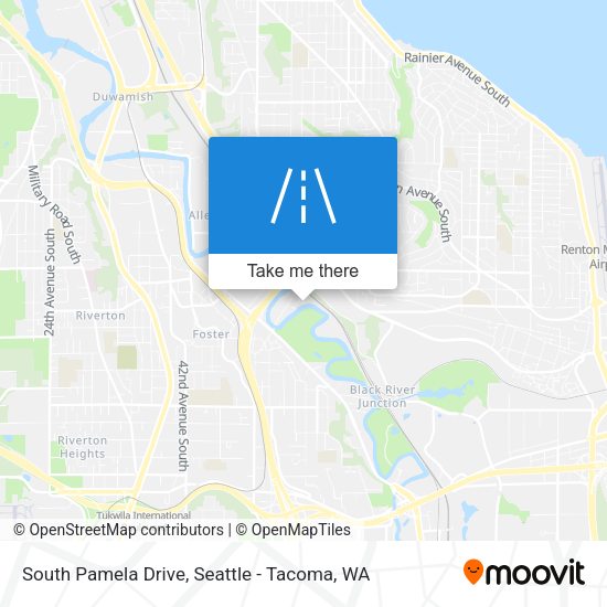 Mapa de South Pamela Drive