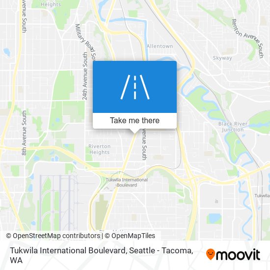 Tukwila International Boulevard map