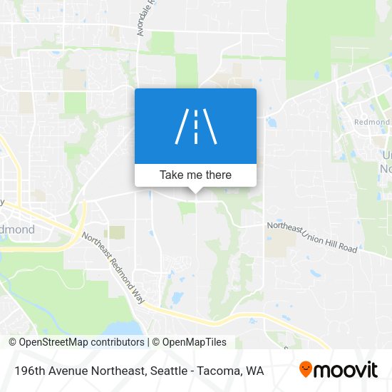 196th Avenue Northeast map
